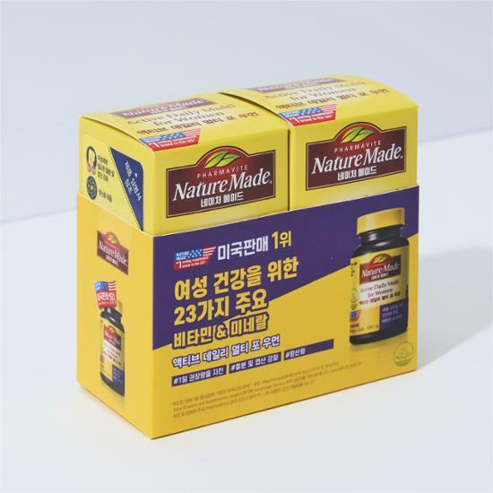 네이처메이드 액티브 데일리 멀티 포 우먼 더블 기획 (120정+120정)