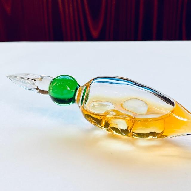 【KUROKABE】TOMAI Fine Lampwork ガラスペン（ウイスキー）