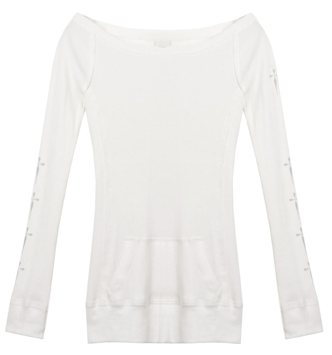Off-shoulder mini dress (White)