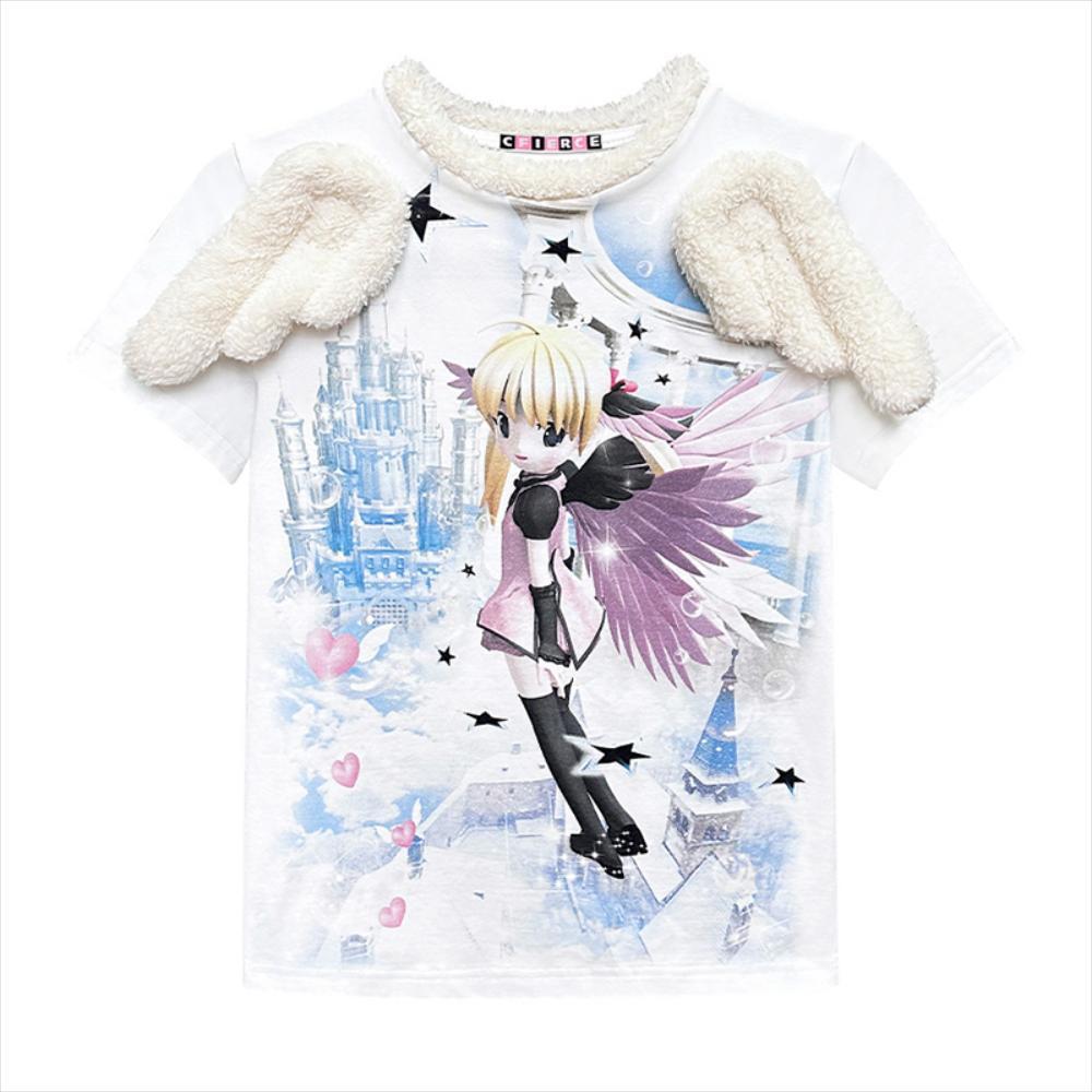 CFIERCE 헤븐 엔젤 반팔티셔츠 HEAVEN ANGEL T-SHIRT