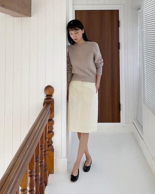 OUNCE 온스 어반 코튼 스커트 urban cotton skirt (당일배송)