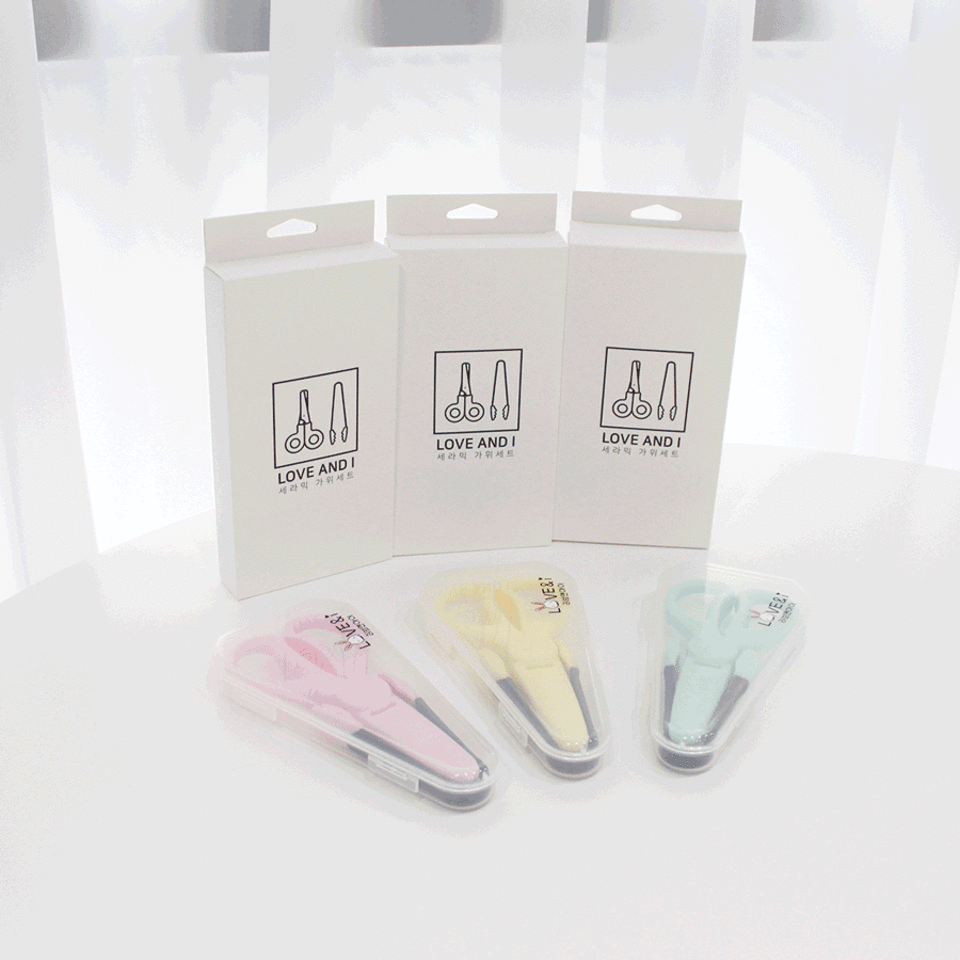 [14차/재입고] 러브앤아이 세라믹 가위&집게 세트
