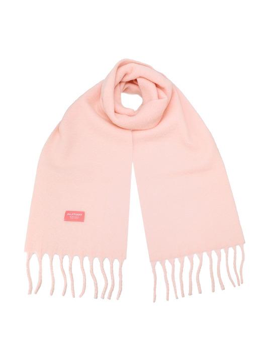 핑크 단색 울혼방 머플러 JAMU4F603P1