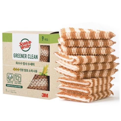 스카치브라이트 옥수수 망사수세미, 9개입, 1개 - 수세미 | 쿠팡