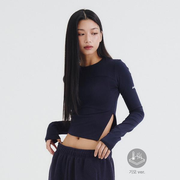트임 라인 롱 슬리브 (기모)