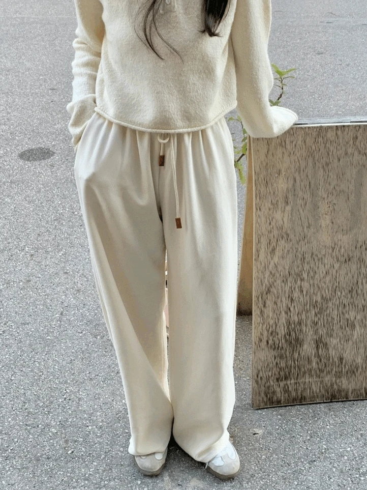 soft knit pants