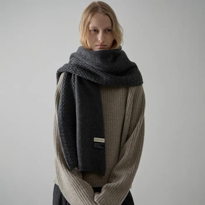 캐시미어 텍스처 머플러_5color