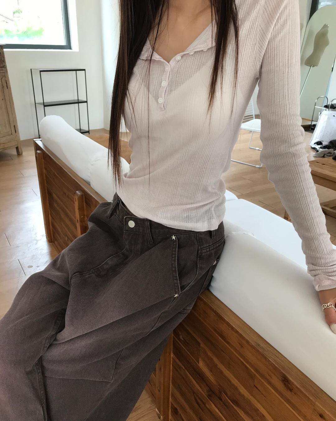 button rib T