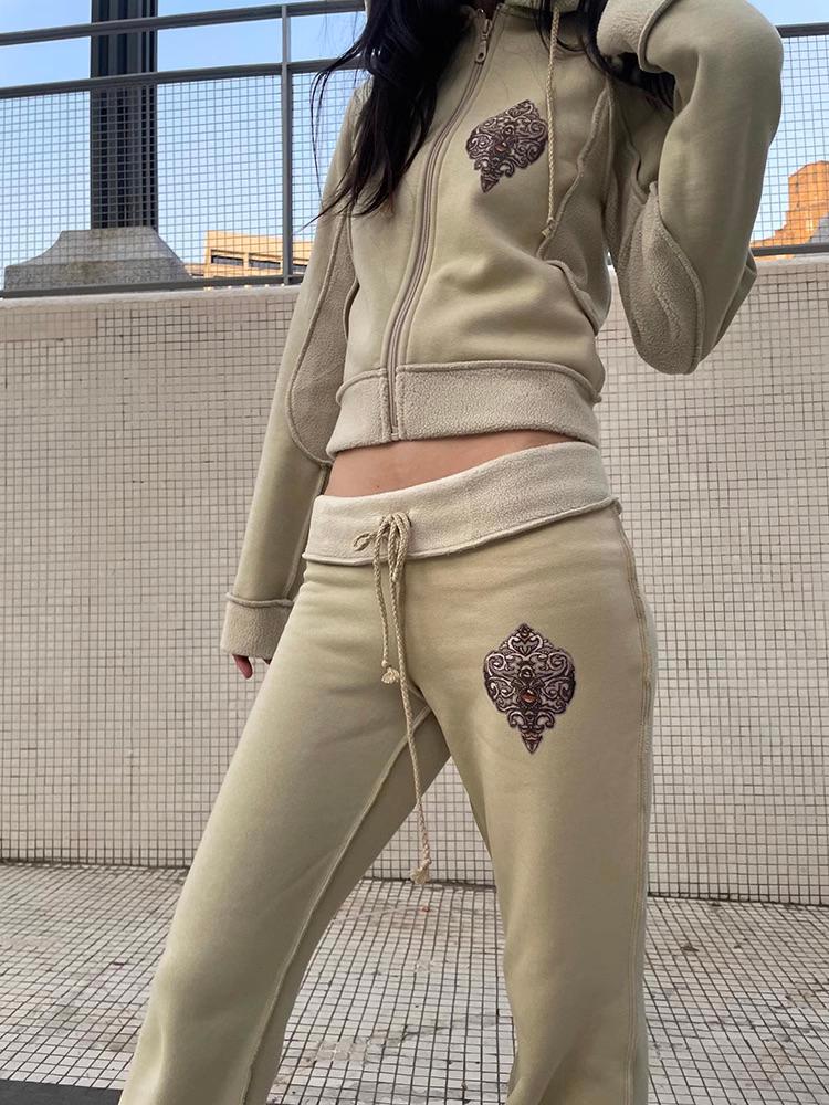 Girl's Shopping Day set up Pants Soft olive
