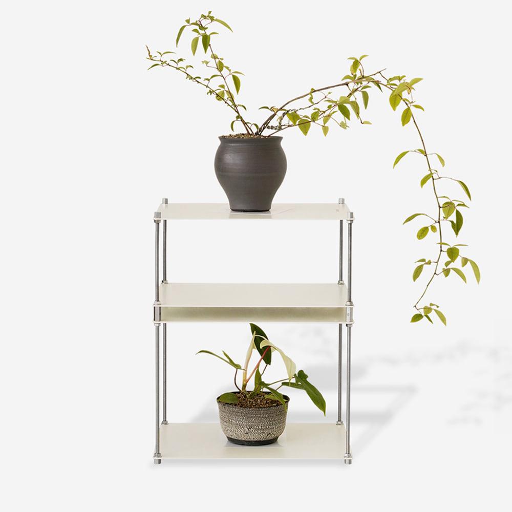 모듈 사이드 테이블 500 아이보리