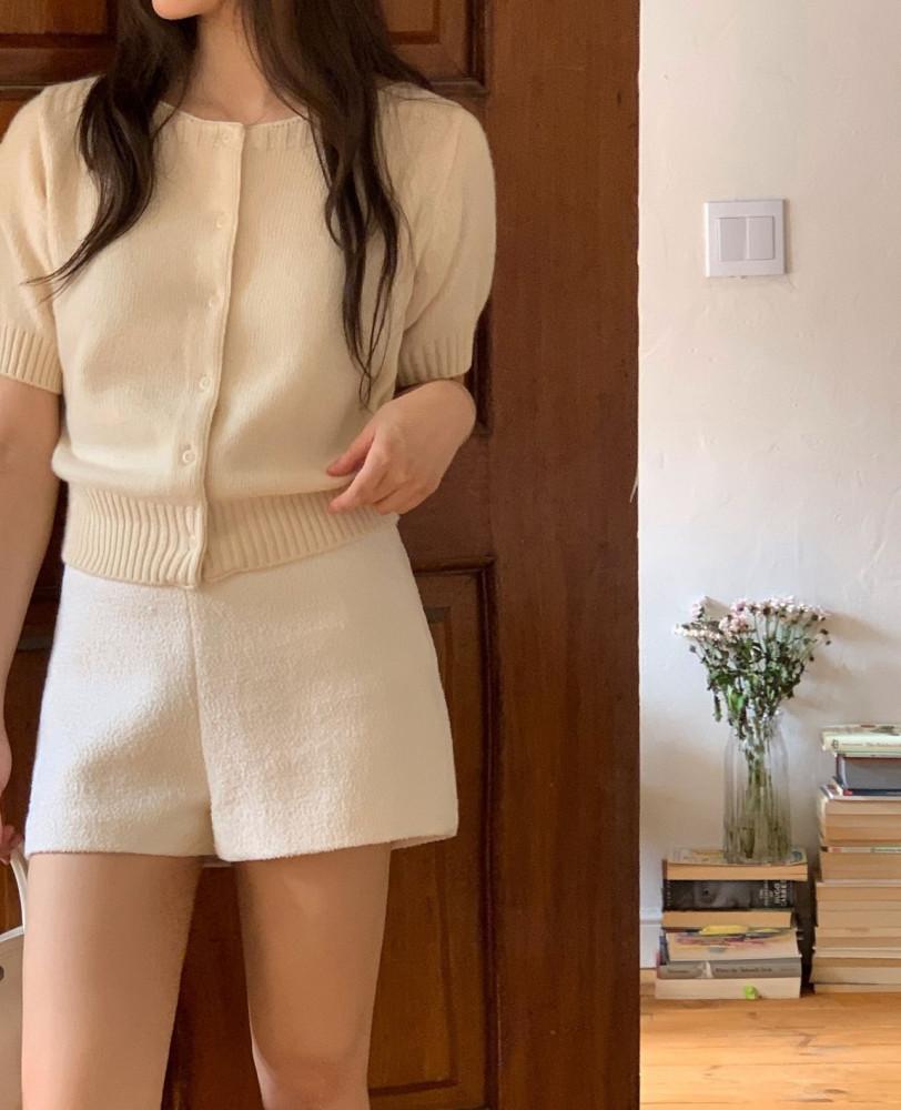 (재진행) 미엘 코어 트위드 팬츠 가을 3부 숏팬츠