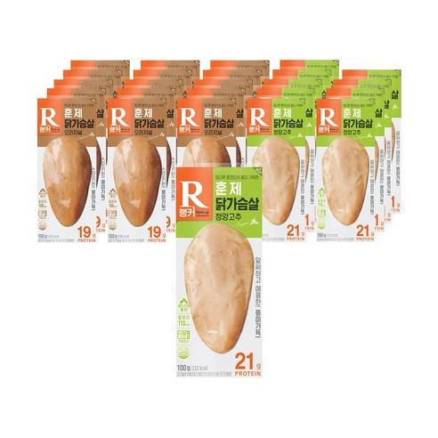 [랭킹닭컴] 랭커 훈제 닭가슴살 혼합 100g, 02_30팩, 100g, 1개