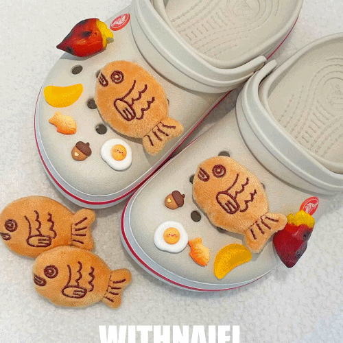 [초특가🔥/12ps]겨울 붕어빵 지비츠 세트 인싸각 폼폼이 인형지비츠 고구마 위비츠