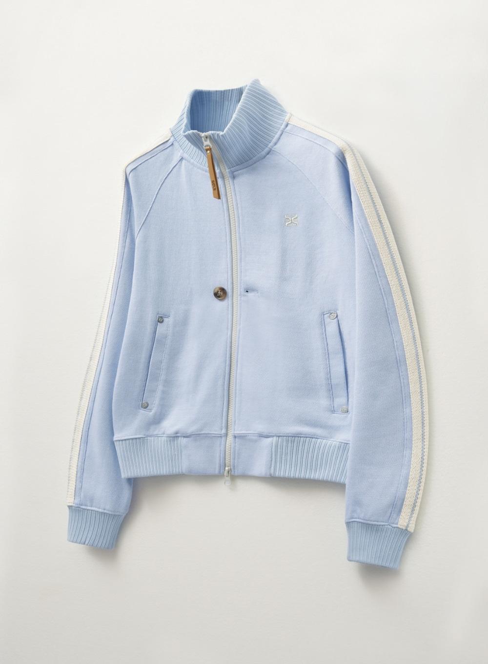 (W) Lawton All Day Track Zip-up Jacket - Sky Blue