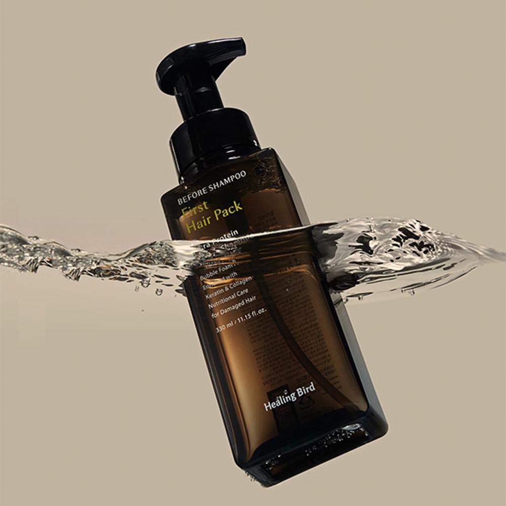 힐링버드 울트라 프로틴 비포 샴푸 퍼스트 헤어팩 330ml