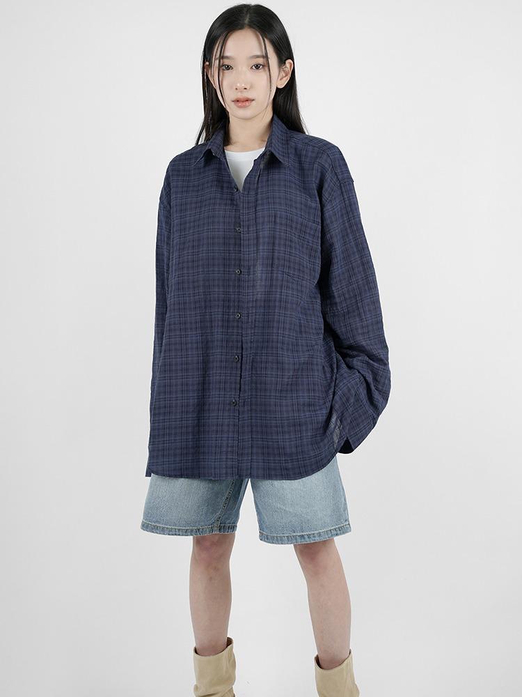 [MADE] [UNISEX] 오루구 오버 체크 셔츠
