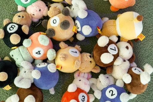 🎱에잇볼프렌즈/인형키링/당구공인형/동물키링/키링