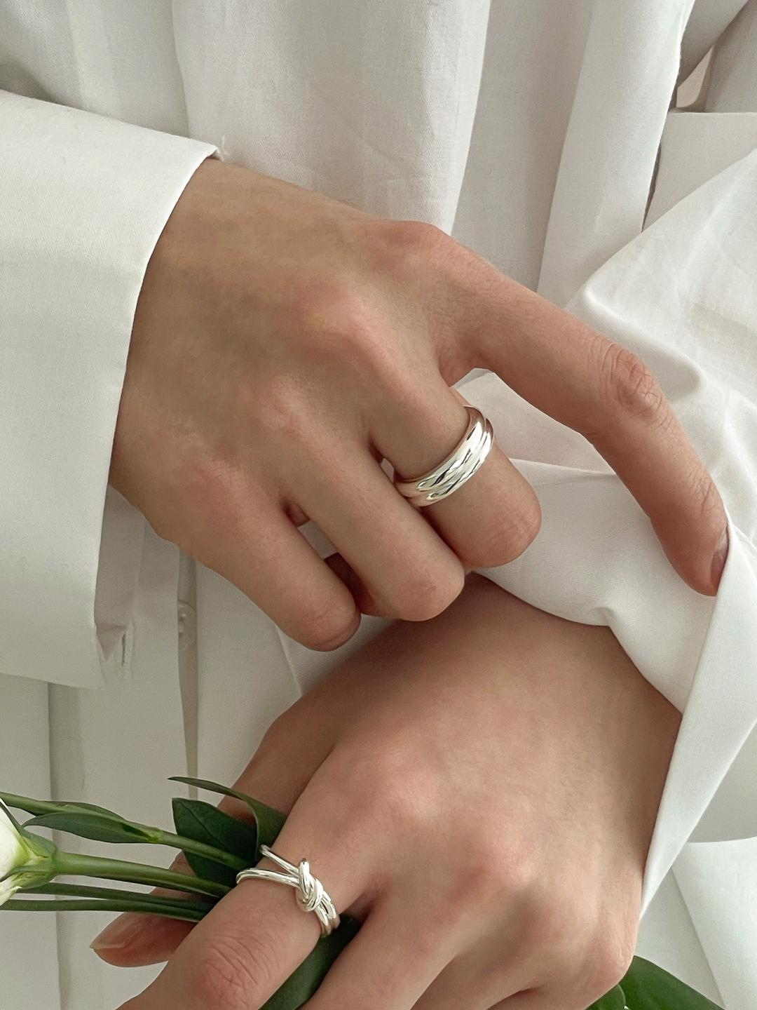 마뚜아 [92.5 silver] Lisa ring 2colors