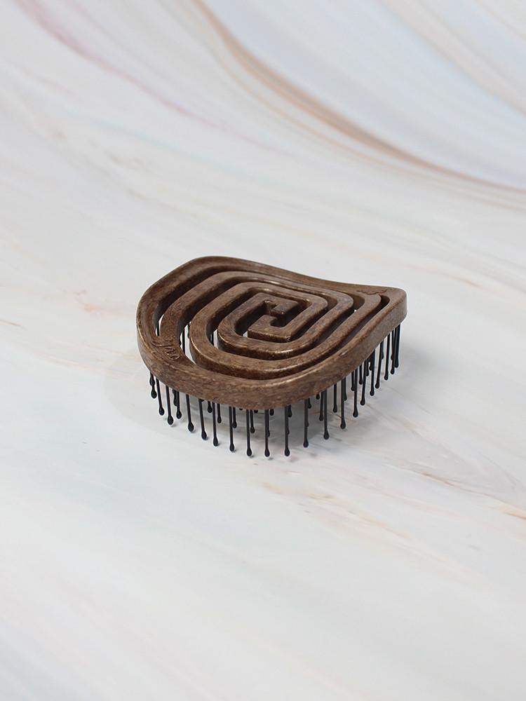 야오 헤어브러쉬 [포터블우드] 듀퐁고급빗살 포켓용/휴대용/여행용 머리빗