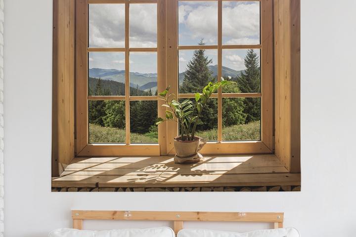 마운틴뷰 풍경 패브릭포스터 / 가리개커튼 2size