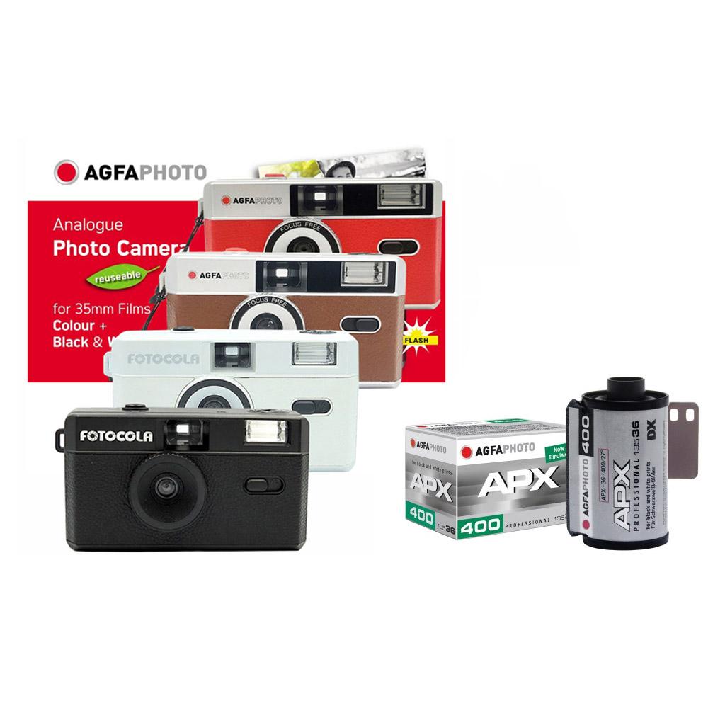 아그파 필름카메라 다회용필름카메라 APX400 흑백필름1롤 세트 토이카메라 필카 35mm