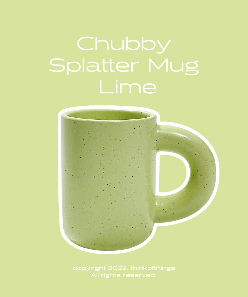 [띵크오브띵스]Chubby Splatter Mug Lime