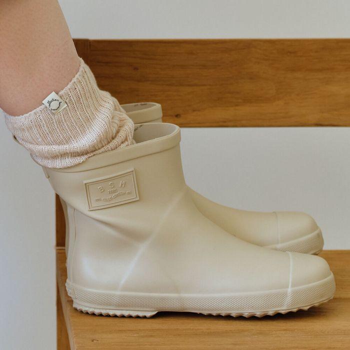 [단독] BSM RAIN BOOTS LOW - SAND SHELL