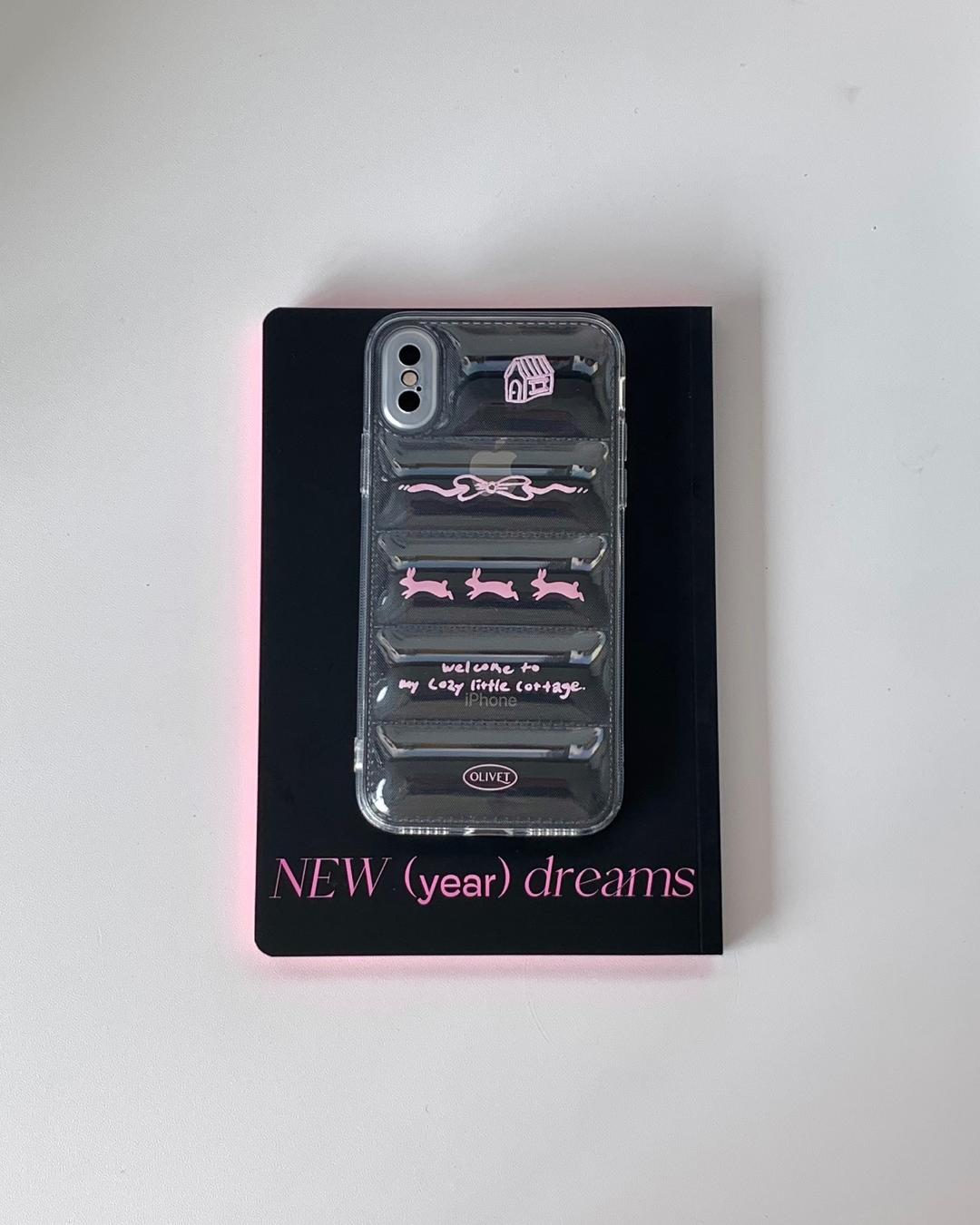 [new 24시간 5% off] fluffy case (rabbit)