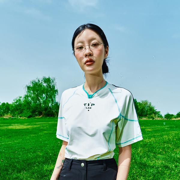 Women vaio stripe jersey [cloud cream]