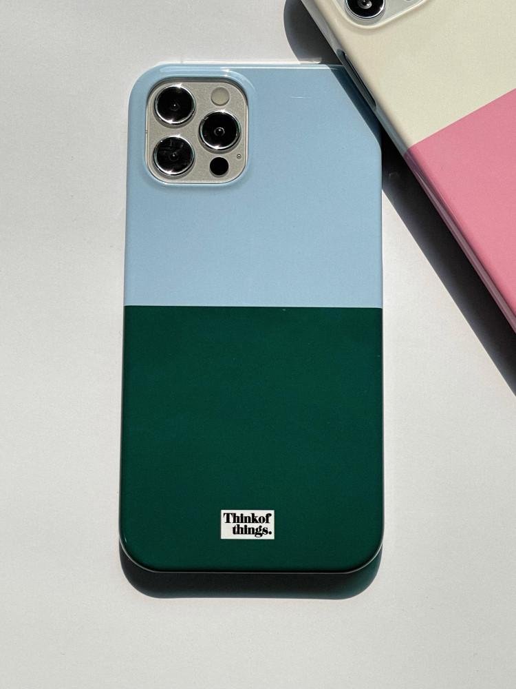 [띵크오브띵스]Capsule Pill Hard Phone Case Green
