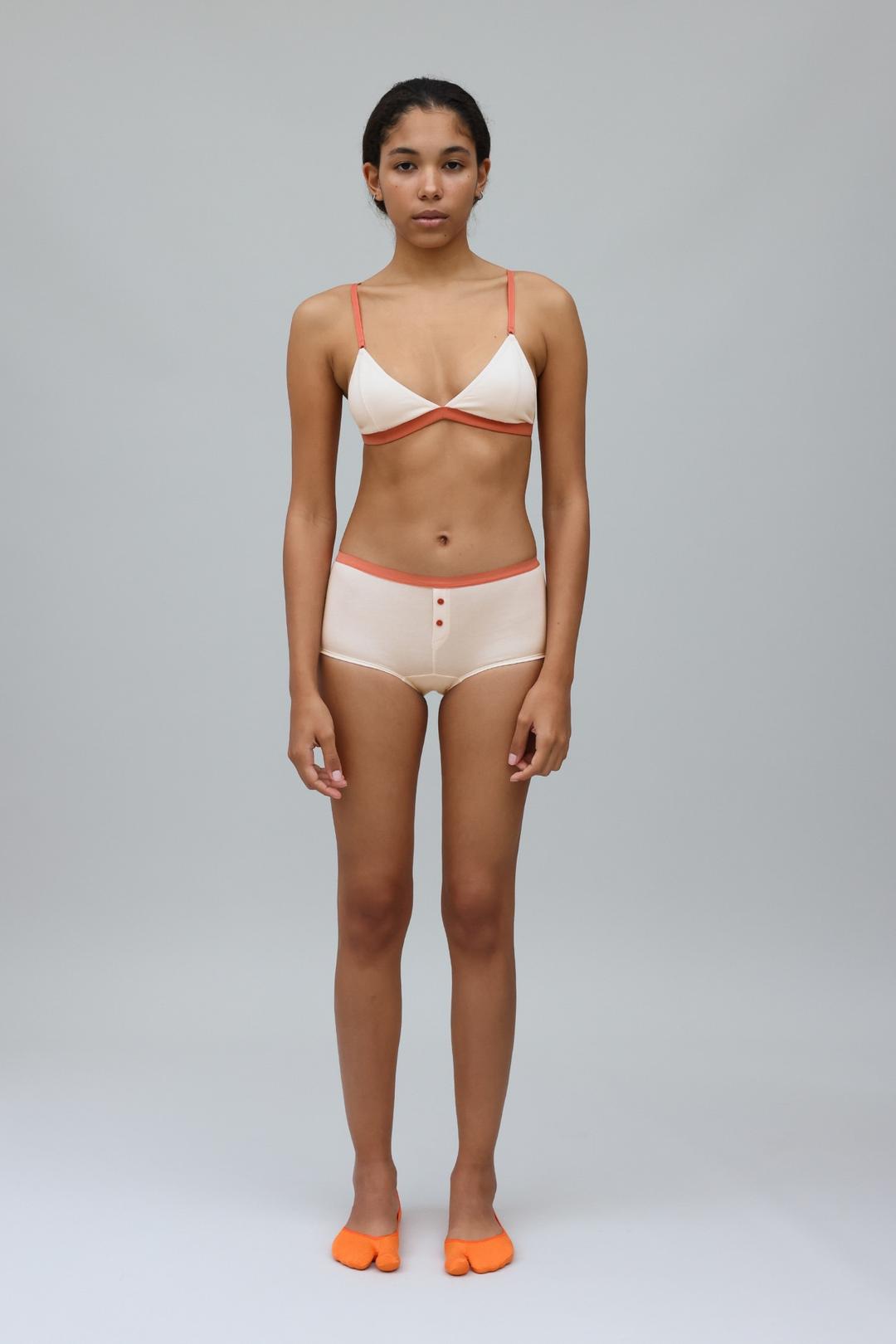 Stella Cotton Set (With Boyshorts) - Pumpkin