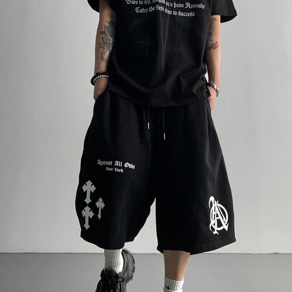 크로스 버뮤다 팬츠 (2colors)