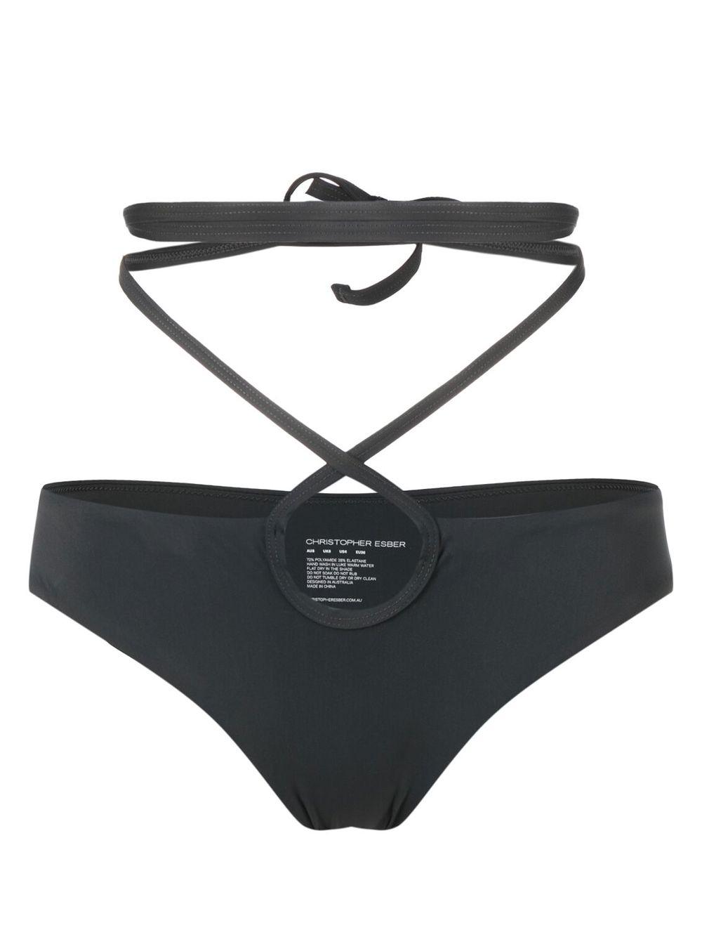 랩 디자인 비키니 브리프