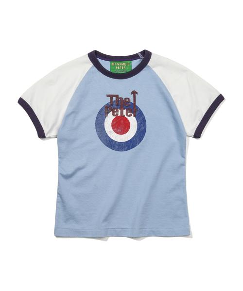 (W) THE PETER RINGER T-SHIRTS - SKY BLUE