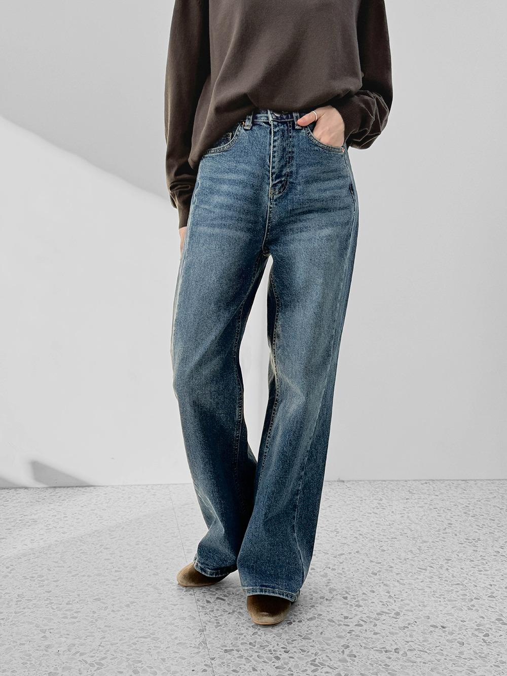 옆절개와이드팬츠