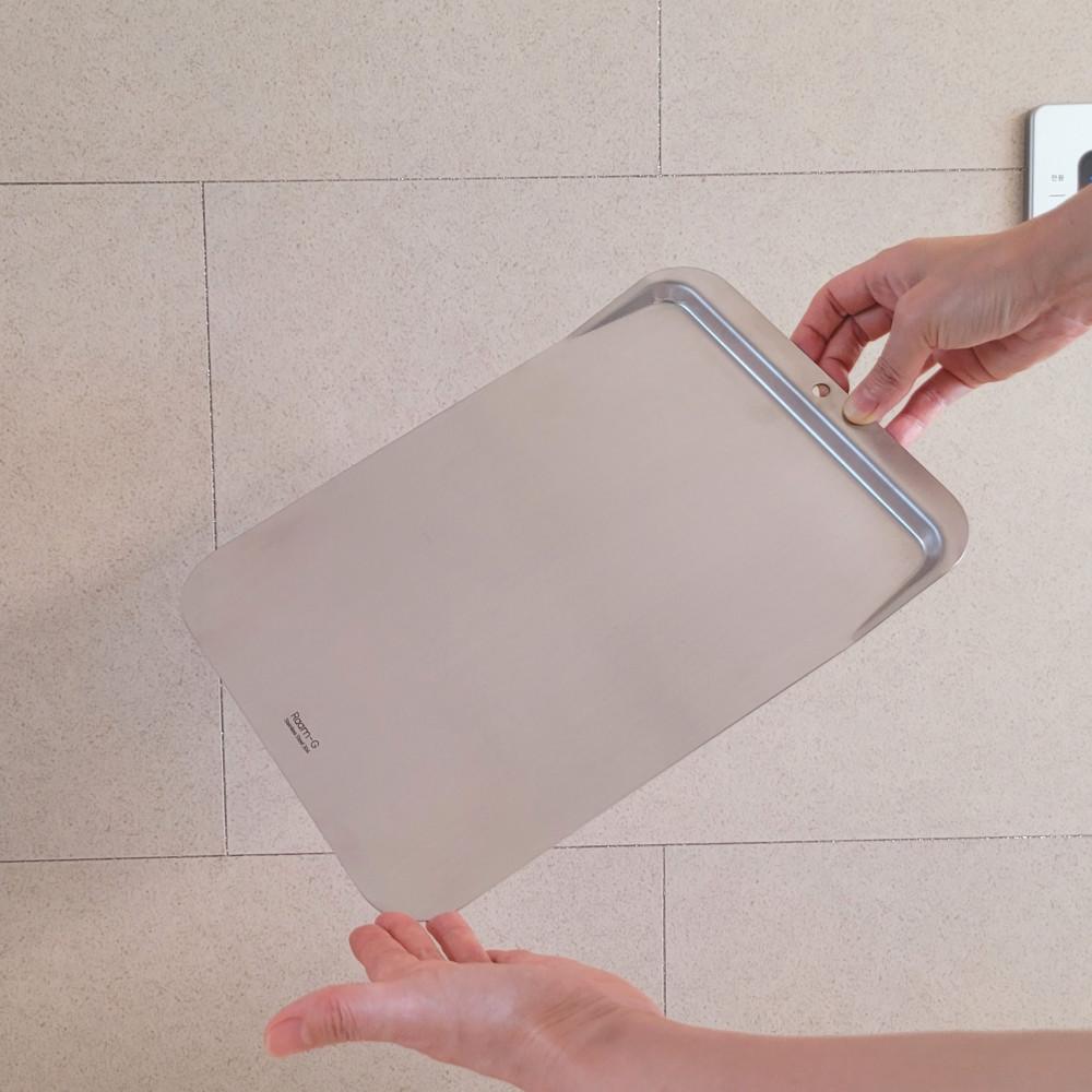 꾀람쥐 스텐 도마 캠핑 플레이팅 스테인레스 도마