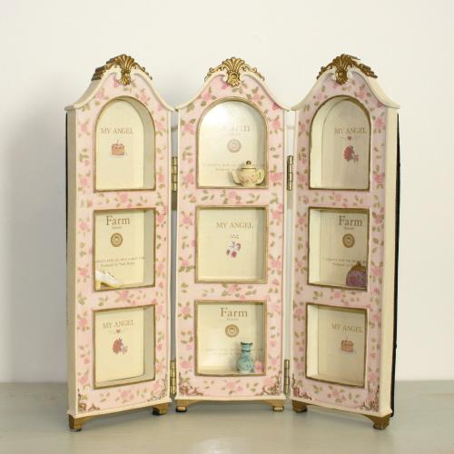 파스텔 핑크 프레임 액자