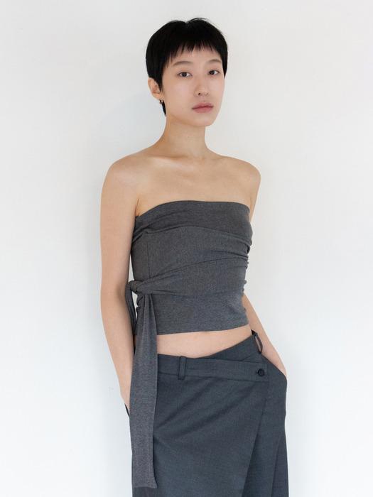 Strap Top  _Dark Gray