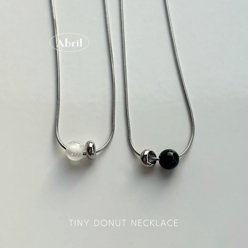 [아브릴] Tiny Donut Necklace