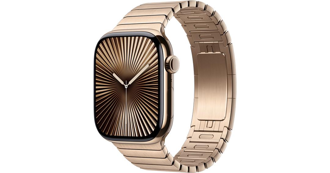 Apple Watch Series 10 GPS + Cellular, 46mm 실버 알루미늄 케이스, 그리고 블루/레드 Nike 스포츠 루프 구입하기