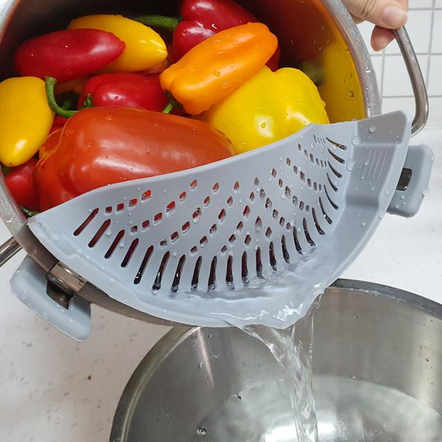 코지글로우 코지팟 채반 실리콘 물 거름망 면채반 쌀씻는도구 파스타 다이소 체반