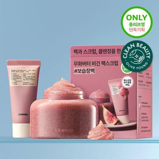 휩드 무화버터 비건 팩스크럽 210g 기획 (+40g)