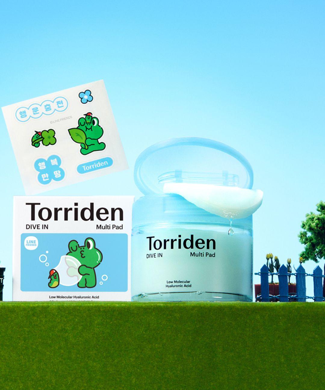 토리든 토리든 다이브인 저분자 히알루론산 멀티 토너 패드 160ml 80매+(다이브인세럼 2ml*6매 증정)
