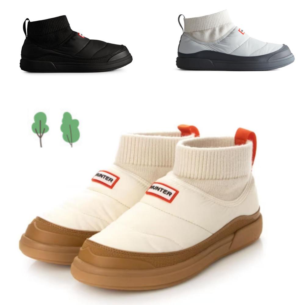헌터 HUNTER 앵클 패딩 부츠 여성 남성 겨울 니트삭스 방한화 2컬러