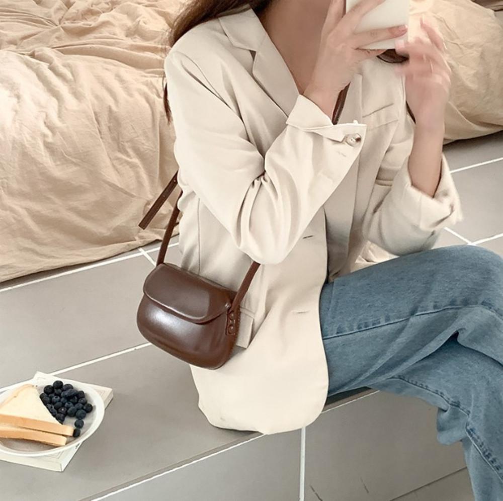 플랩 미니 여성 크로스백