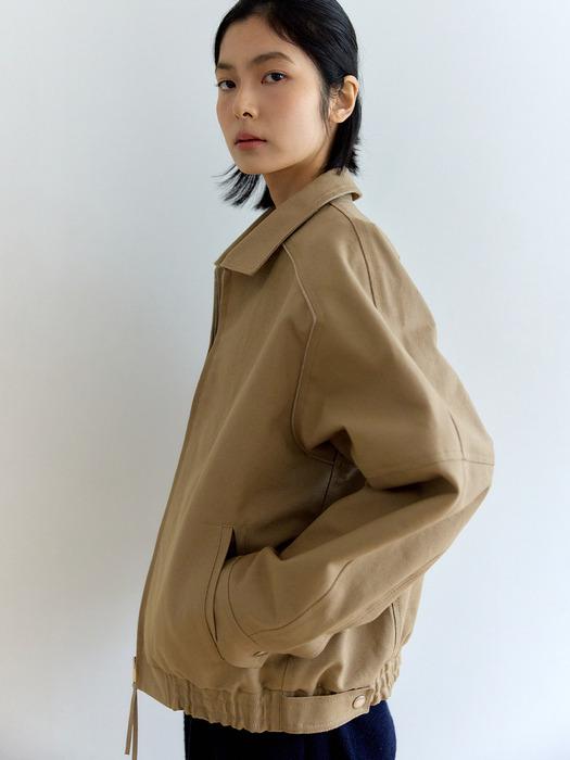Oxford blouson-beige