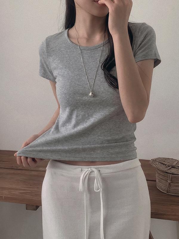 프렌치오브 [💗+반팔ver/26만장돌파]샌딩 라운드넥 티셔츠 (반팔/긴팔/루즈핏/기모ver)(12color)