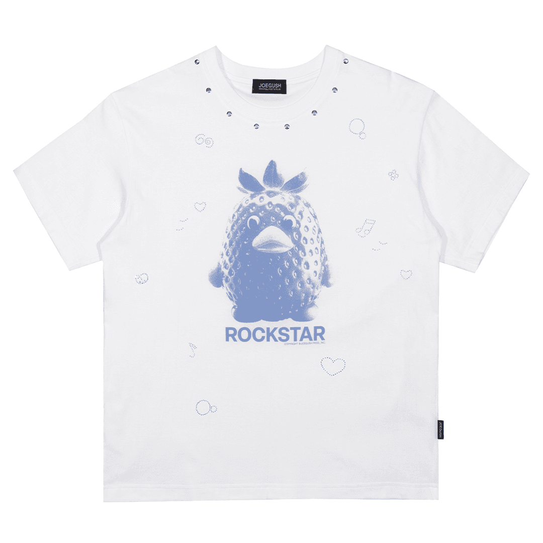 Rock Duck T-shirt Lv.2 (White)