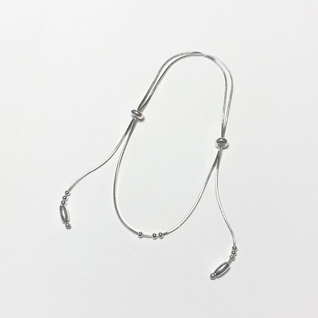 Silver Scarf Bracelet