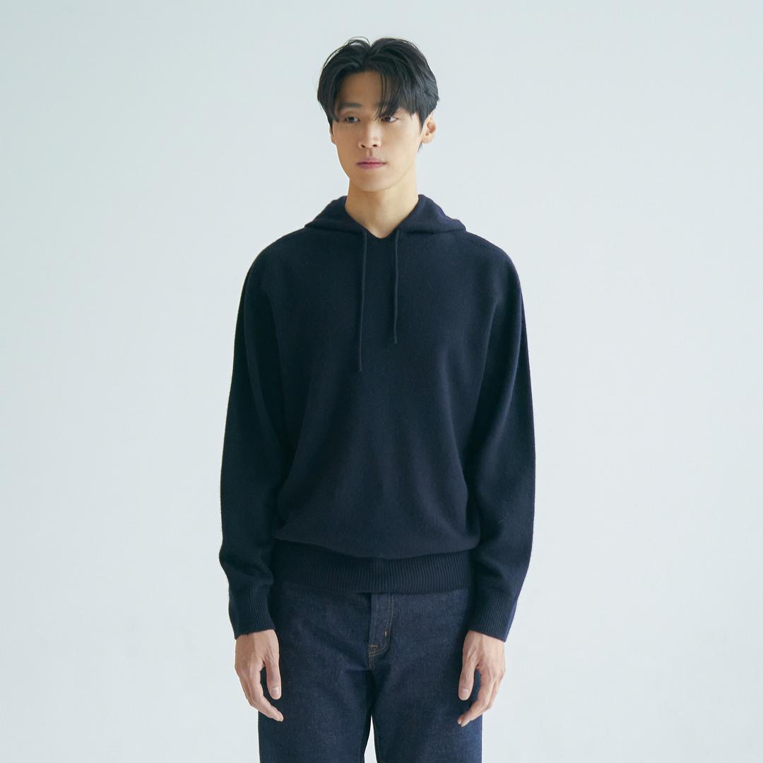 GEELONG HOOD KNIT NAVY